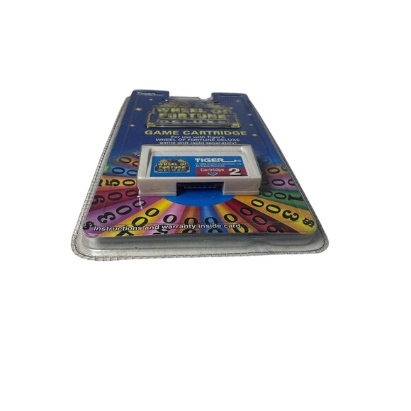 New Tiger 1999 Wheel of Fortune Game Cartridge 2 For Electronic Handheld - Picture 2 of 4
